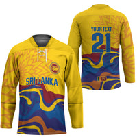 World Cricket Custom Sri Lanka Hockey Jersey Lion with Sword Api Dinamu!