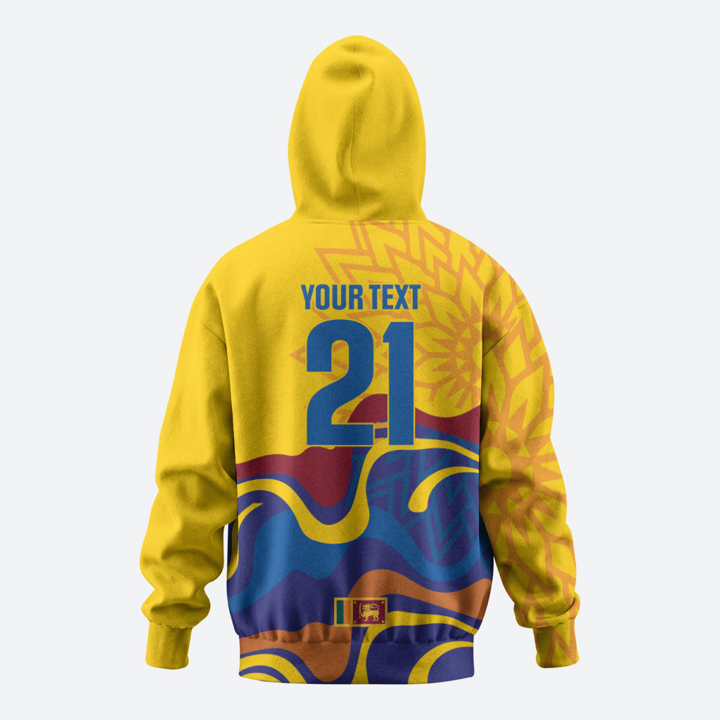 World Cricket Custom Sri Lanka Hoodie Lion with Sword Api Dinamu!