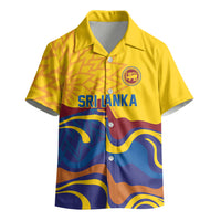 World Cricket Custom Sri Lanka Kid Hawaiian Shirt Lion with Sword Api Dinamu!