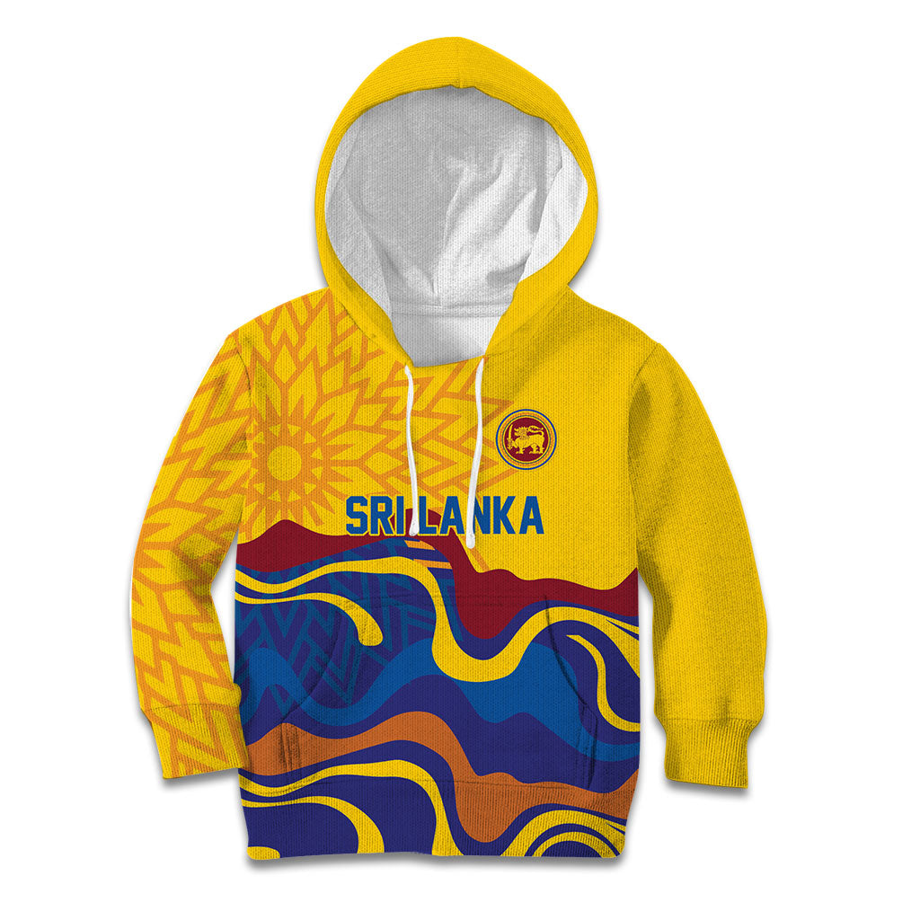 World Cricket Custom Sri Lanka Kid Hoodie Lion with Sword Api Dinamu!