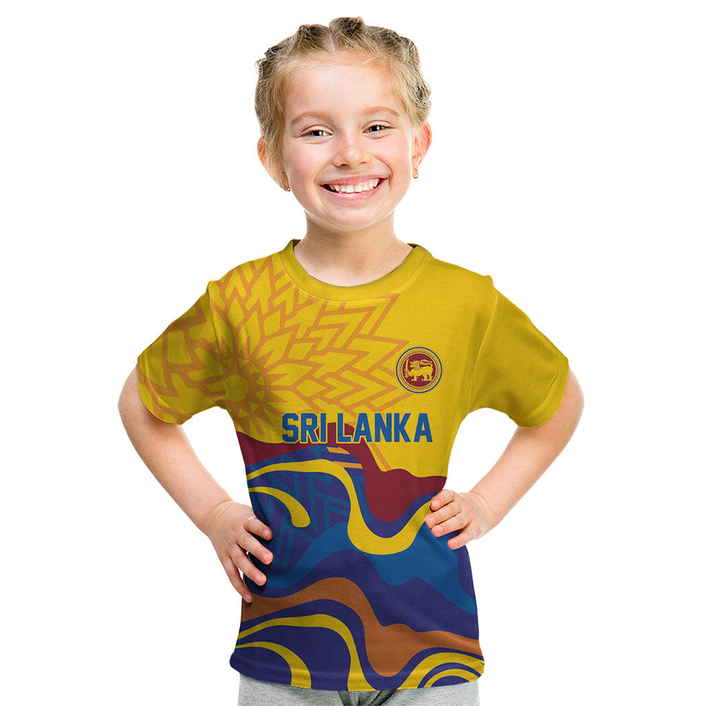 World Cricket Custom Sri Lanka Kid T Shirt Lion with Sword Api Dinamu!