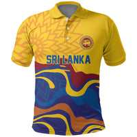 World Cricket Custom Sri Lanka Polo Shirt Lion with Sword Api Dinamu!
