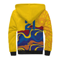 World Cricket Custom Sri Lanka Sherpa Hoodie Lion with Sword Api Dinamu!