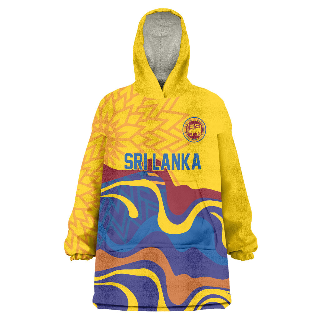 World Cricket Custom Sri Lanka Wearable Blanket Hoodie Lion with Sword Api Dinamu!