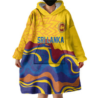 World Cricket Custom Sri Lanka Wearable Blanket Hoodie Lion with Sword Api Dinamu!