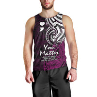 your-matter-suicide-prevention-men-tank-top-pink-polynesian-tribal