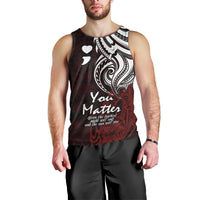 your-matter-suicide-prevention-men-tank-top-red-polynesian-tribal