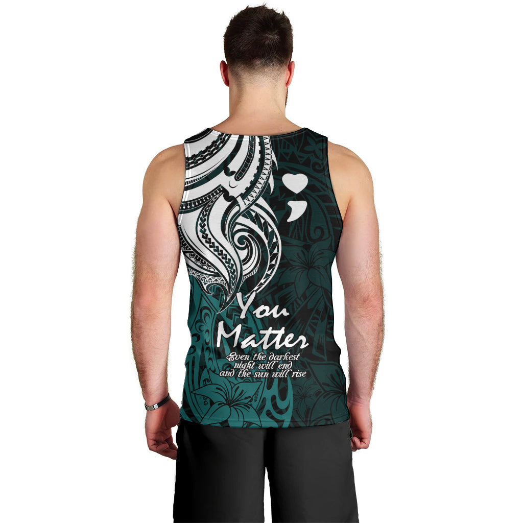 your-matter-suicide-prevention-men-tank-top-turqoise-polynesian-tribal