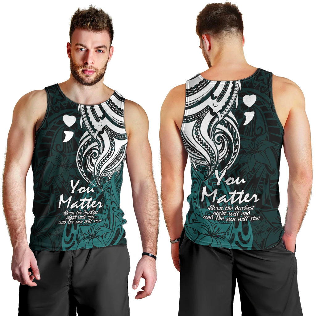 your-matter-suicide-prevention-men-tank-top-turqoise-polynesian-tribal