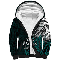 Your Matter Suicide Prevention Sherpa Hoodie Turqoise Polynesian Tribal - Wonder Print Shop