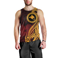 papua-new-guinea-island-men-tank-top-bird-of-paradise-with-gold-polynesian-tribal