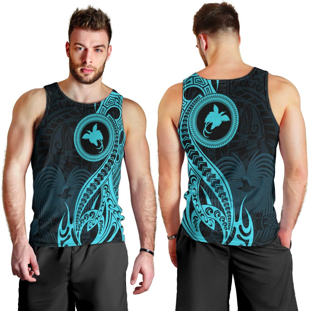 papua-new-guinea-island-men-tank-top-bird-of-paradise-with-aqua-polynesian-tribal