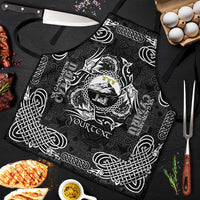 Personalized Caernarfonshire Sir Gaernarfon Apron Black Castle Tower Celtic-inspired - Wonder Print Shop