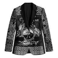 Personalized Caernarfonshire Sir Gaernarfon Blazer Black Castle Tower Celtic-inspired - Wonder Print Shop