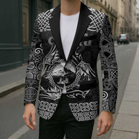 Personalized Caernarfonshire Sir Gaernarfon Blazer Black Castle Tower Celtic-inspired - Wonder Print Shop