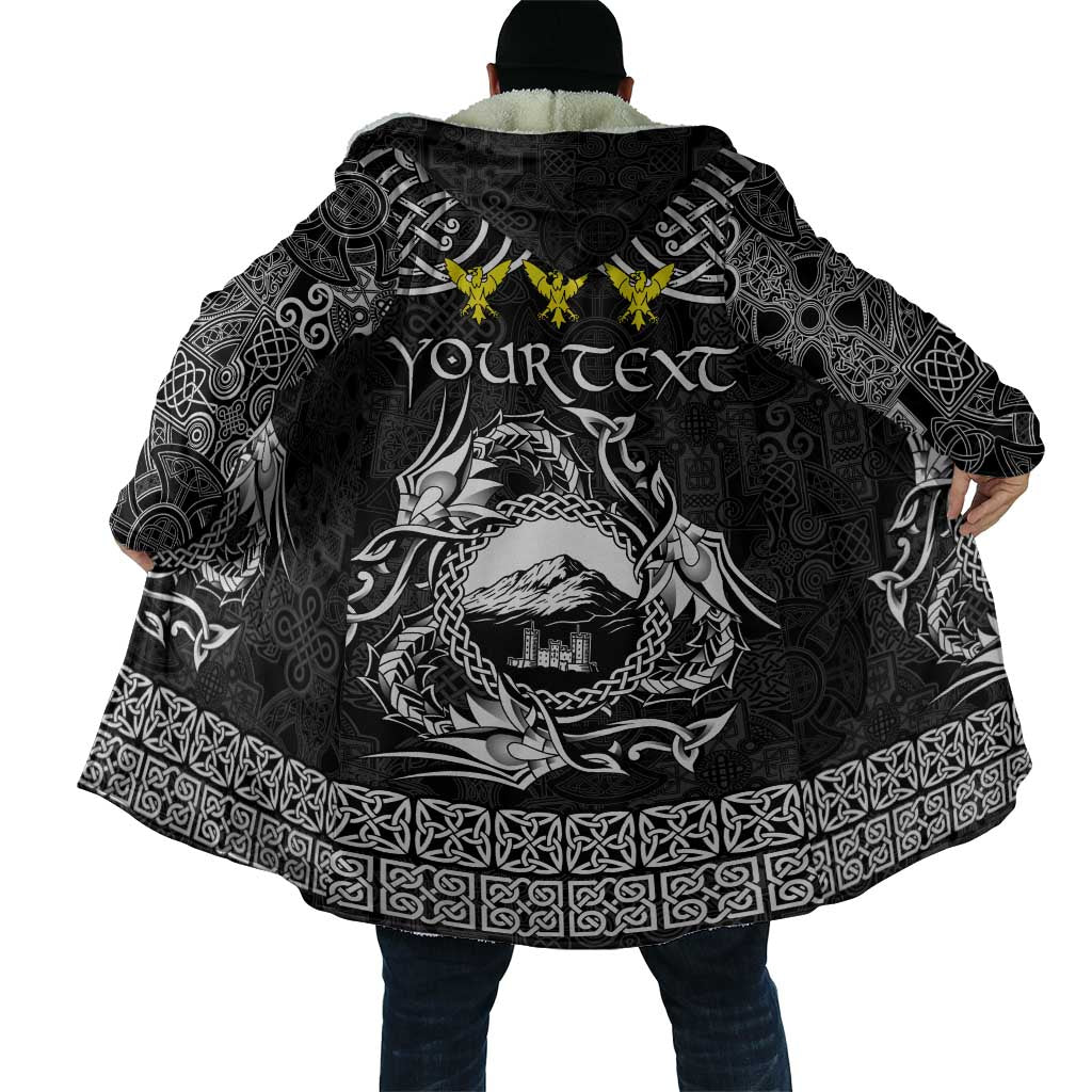 Personalized Caernarfonshire Sir Gaernarfon Cloak Black Castle Tower Celtic-inspired - Wonder Print Shop