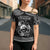 Personalized Caernarfonshire Sir Gaernarfon Cross Shoulder Shirt Black Castle Tower Celtic-inspired - Wonder Print Shop