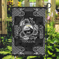 Personalized Caernarfonshire Sir Gaernarfon Garden Flag Black Castle Tower Celtic-inspired - Wonder Print Shop