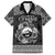 Personalized Caernarfonshire Sir Gaernarfon Hawaiian Shirt Black Castle Tower Celtic-inspired - Wonder Print Shop