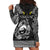 Personalized Caernarfonshire Sir Gaernarfon Hoodie Dress Black Castle Tower Celtic-inspired - Wonder Print Shop