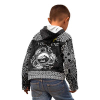 Personalized Caernarfonshire Sir Gaernarfon Kid Hoodie Black Castle Tower Celtic-inspired - Wonder Print Shop