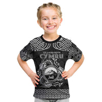 Personalized Caernarfonshire Sir Gaernarfon Kid T Shirt Black Castle Tower Celtic-inspired - Wonder Print Shop