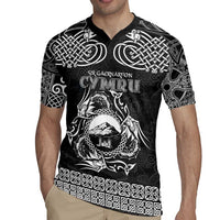 Personalized Caernarfonshire Sir Gaernarfon Rugby Jersey Black Castle Tower Celtic-inspired - Wonder Print Shop