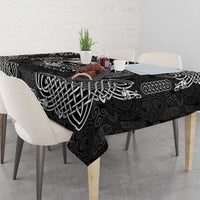Personalized Caernarfonshire Sir Gaernarfon Tablecloth Black Castle Tower Celtic-inspired - Wonder Print Shop