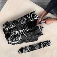 Personalized Caernarfonshire Sir Gaernarfon Umbrella Black Castle Tower Celtic-inspired - Wonder Print Shop