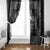 Personalized Caernarfonshire Sir Gaernarfon Window Curtain Black Castle Tower Celtic-inspired - Wonder Print Shop