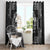 Personalized Caernarfonshire Sir Gaernarfon Window Curtain Black Castle Tower Celtic-inspired - Wonder Print Shop