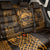 Personalized Caernarfonshire Sir Gaernarfon Back Car Seat Cover Gold Castle Tower Celtic-inspired - Wonder Print Shop