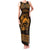 Personalized Caernarfonshire Sir Gaernarfon Family Matching Tank Maxi Dress and Hawaiian Shirt Gold Castle Tower Celtic-inspired - Wonder Print Shop