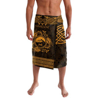 Personalized Caernarfonshire Sir Gaernarfon Lavalava Gold Castle Tower Celtic-inspired - Wonder Print Shop