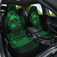 Personalized Caernarfonshire Sir Gaernarfon Car Seat Cover Green Castle Tower Celtic-inspired - Wonder Print Shop