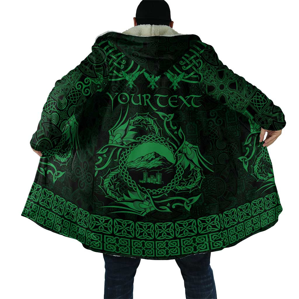 Personalized Caernarfonshire Sir Gaernarfon Cloak Green Castle Tower Celtic-inspired - Wonder Print Shop