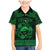 Personalized Caernarfonshire Sir Gaernarfon Family Matching Mermaid Dress and Hawaiian Shirt Green Castle Tower Celtic-inspired - Wonder Print Shop