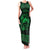 Personalized Caernarfonshire Sir Gaernarfon Family Matching Tank Maxi Dress and Hawaiian Shirt Green Castle Tower Celtic-inspired - Wonder Print Shop