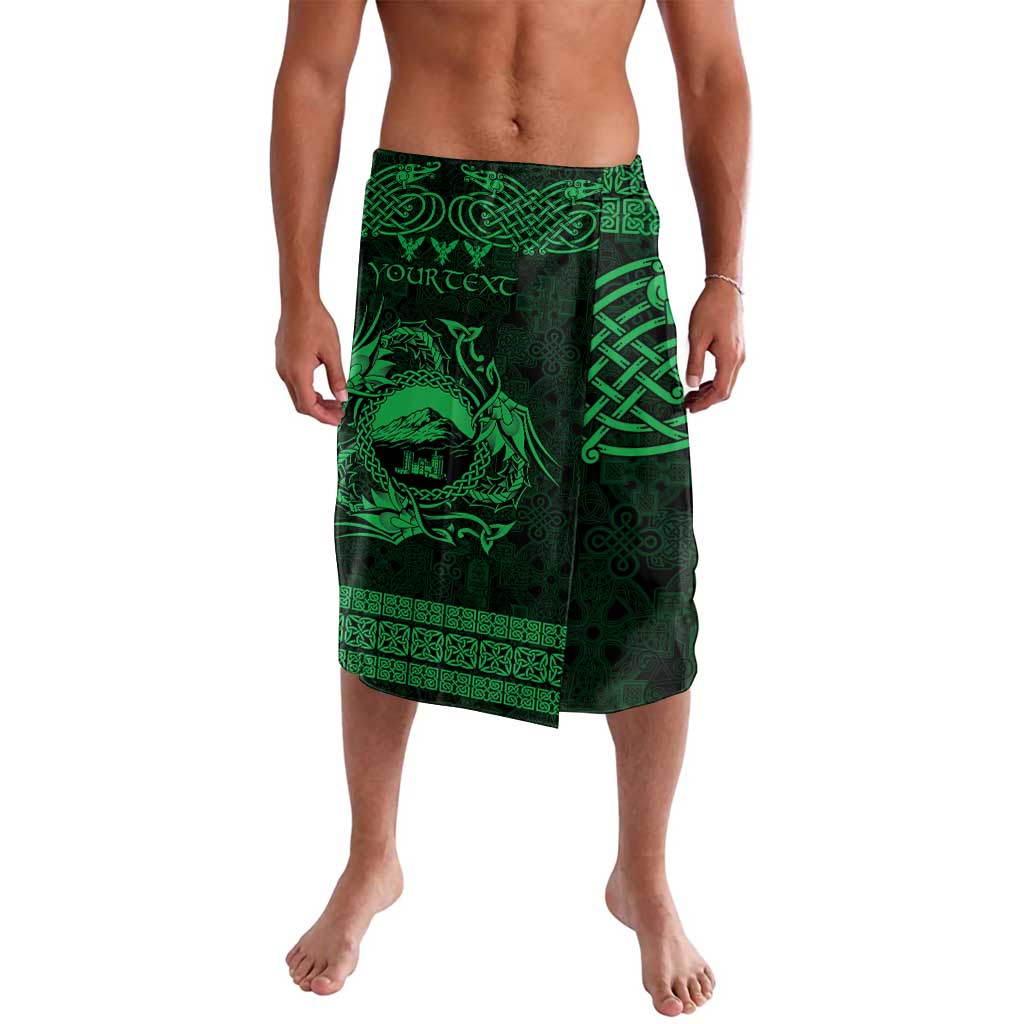 Personalized Caernarfonshire Sir Gaernarfon Lavalava Green Castle Tower Celtic-inspired - Wonder Print Shop