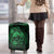 Personalized Caernarfonshire Sir Gaernarfon Luggage Cover Green Castle Tower Celtic-inspired - Wonder Print Shop
