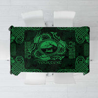 Personalized Caernarfonshire Sir Gaernarfon Tablecloth Green Castle Tower Celtic-inspired - Wonder Print Shop