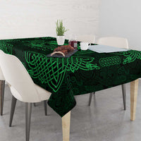 Personalized Caernarfonshire Sir Gaernarfon Tablecloth Green Castle Tower Celtic-inspired - Wonder Print Shop
