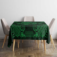 Personalized Caernarfonshire Sir Gaernarfon Tablecloth Green Castle Tower Celtic-inspired - Wonder Print Shop