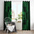 Personalized Caernarfonshire Sir Gaernarfon Window Curtain Green Castle Tower Celtic-inspired - Wonder Print Shop