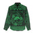 Personalized Caernarfonshire Sir Gaernarfon Women Casual Shirt Green Castle Tower Celtic-inspired - Wonder Print Shop
