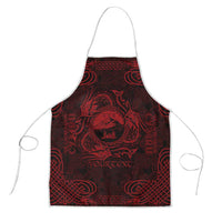 Personalized Caernarfonshire Sir Gaernarfon Apron Red Castle Tower Celtic-inspired - Wonder Print Shop