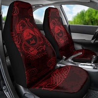 Personalized Caernarfonshire Sir Gaernarfon Car Seat Cover Red Castle Tower Celtic-inspired - Wonder Print Shop