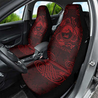 Personalized Caernarfonshire Sir Gaernarfon Car Seat Cover Red Castle Tower Celtic-inspired - Wonder Print Shop