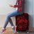 Personalized Caernarfonshire Sir Gaernarfon Luggage Cover Red Castle Tower Celtic-inspired - Wonder Print Shop