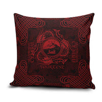 Personalized Caernarfonshire Sir Gaernarfon Pillow Cover Red Castle Tower Celtic-inspired - Wonder Print Shop